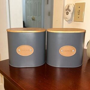 MegaChef Storage & Organization 2 Piece Canister Set